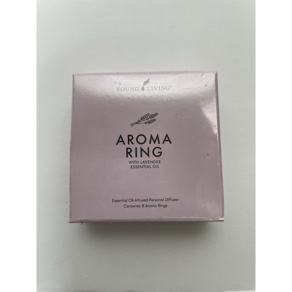 Young Living Aroma Ring with Lavender Essential Oil NEW SEALED Pack of EIGHT (8)